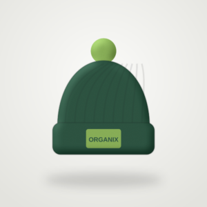 Leaf Knit Beanie