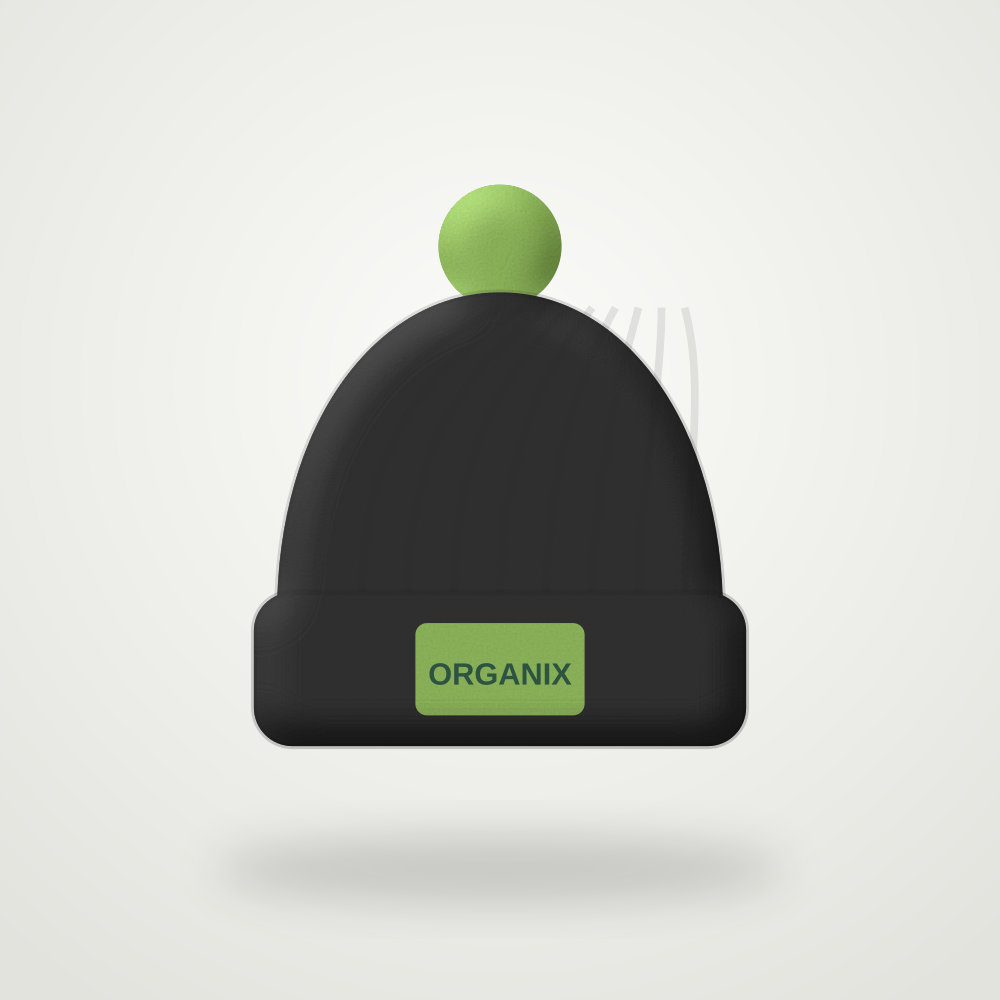 Leaf Knit Beanie - Image 2